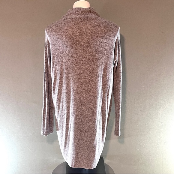 Women’s grey funnel neck lightweight sweater dress, size medium - Picture 2 of 8